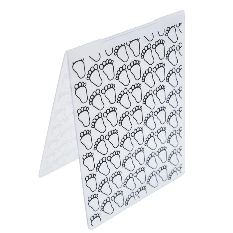 Custom Floral Card Making 3D Embossed Scrapbook Folder Christmas Shell Design Paper Craft with Plastic for Scrapbooking Diy