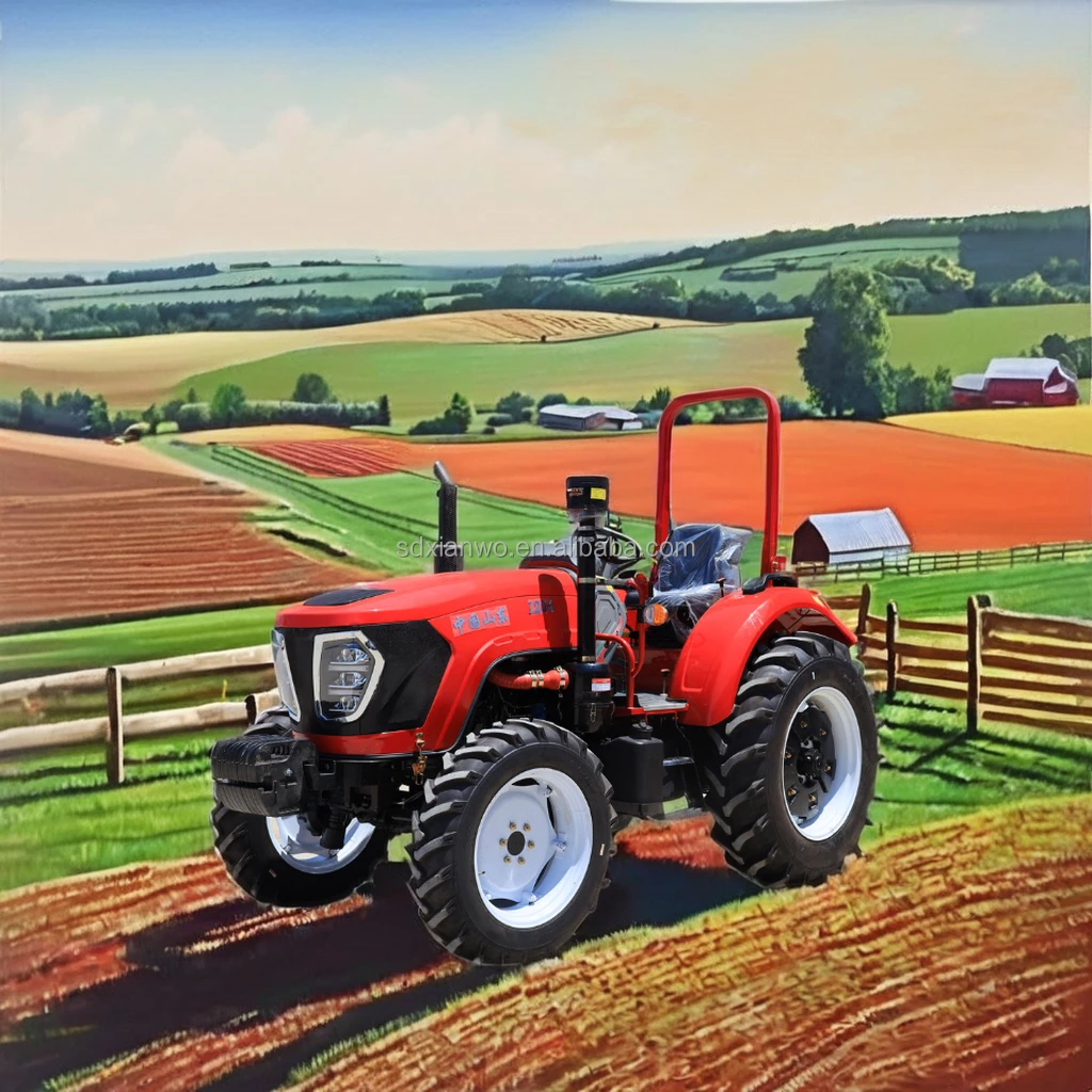 Multi-purpose Farm Tractor Small Farming Agriculture Tractor Machines loader 4x4 80HP Tractors with EPA Engine Certification