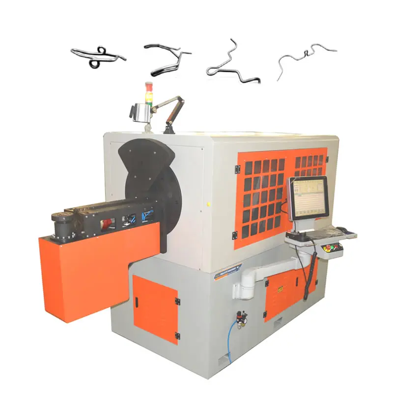 JUDU High precision 5 axis or 7 axis process 5-12mm automatic 3d CNC wire forming machine with slip ring