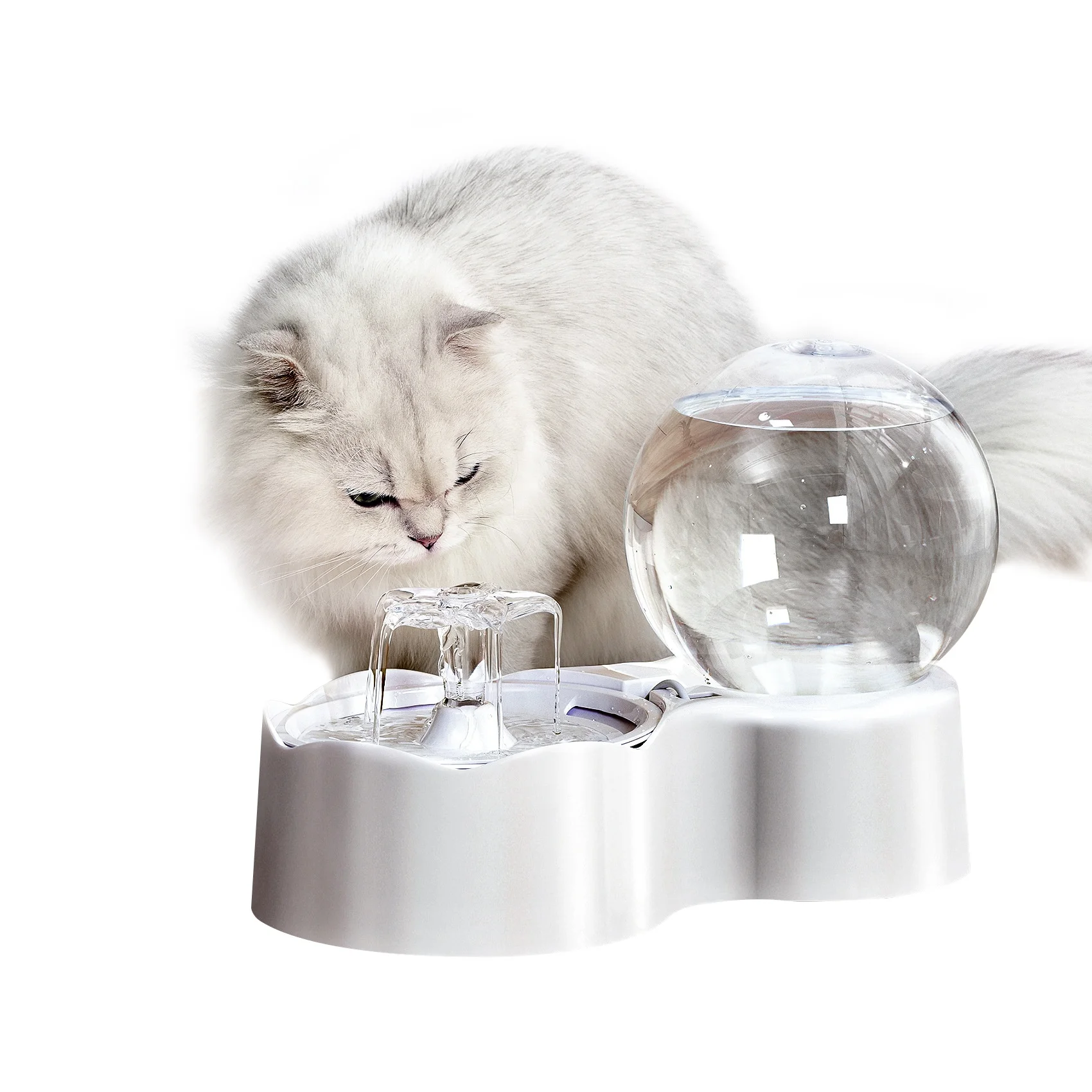 Cat Drinking Fountain Automatic Noiseless Pet Water Fountain Filter Cat Flowing Water Fountain Auto Cat Water Dispenser