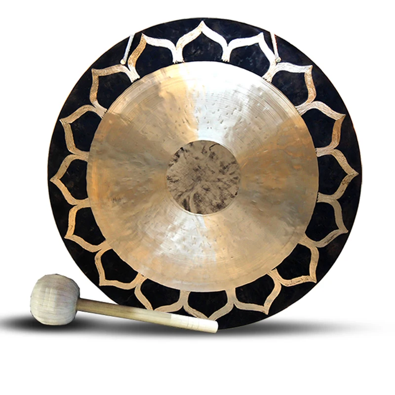 Ручная работа Китайский Лотос ветер Фэн Гонг 28 дюймов 70 см