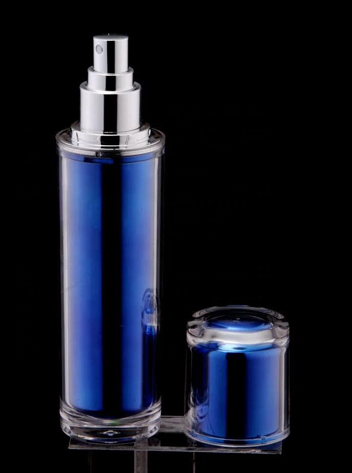 eco friendly cosmetic packaging pump bottle, biodegradable pump bottle, airless pump bottle cosmetic