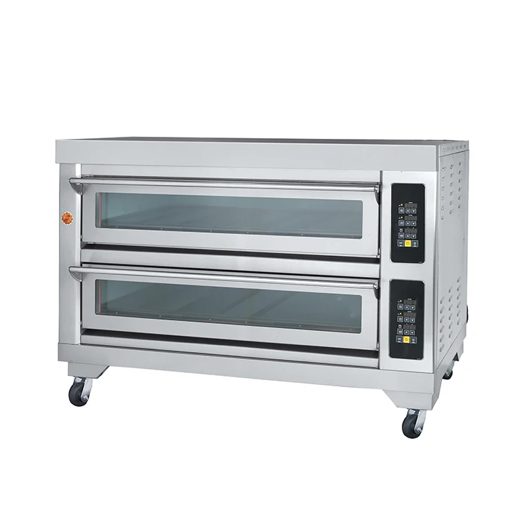 Automatic 3 Deck Baking Oven Bread Oven Bakery Making Machine Commercial Pizza Oven