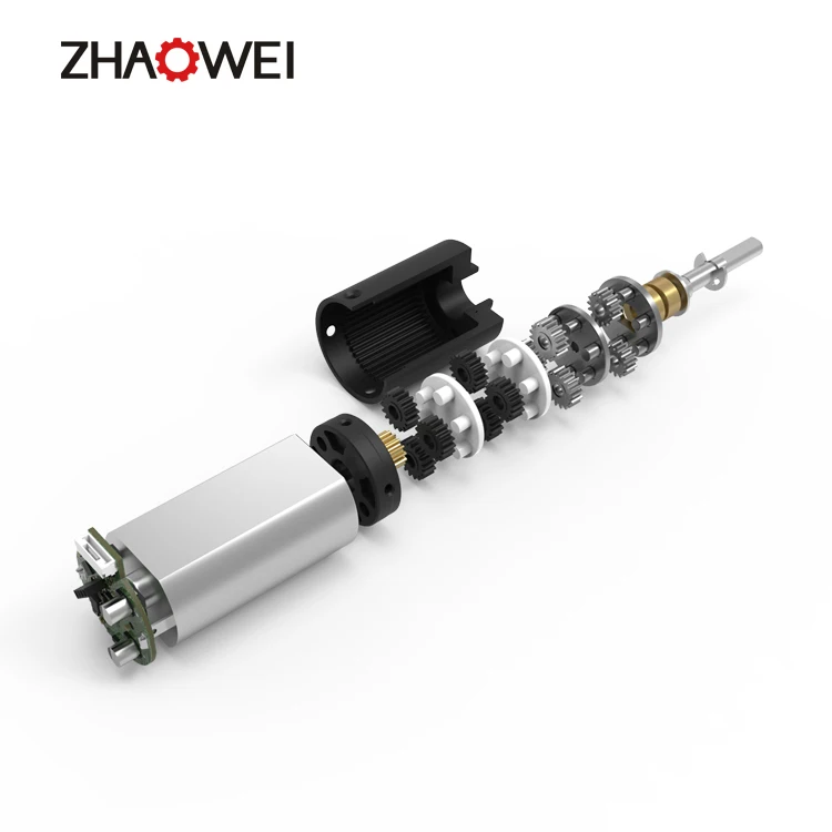 zhaowei 16mm Mini 5V 9v brushless Dc Geared Motor 18V 12V 24V High Torque Planetary Gearbox Motor for electronic mirror