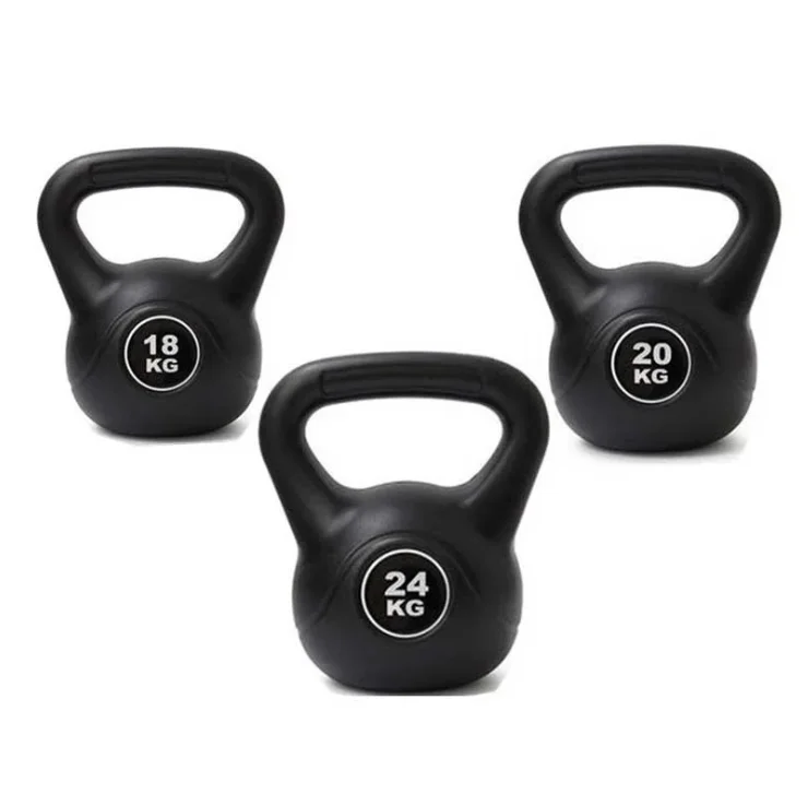 2 4 6 8 10 kg Black Kettle Bell Weight Training Competition Cement kettle bell