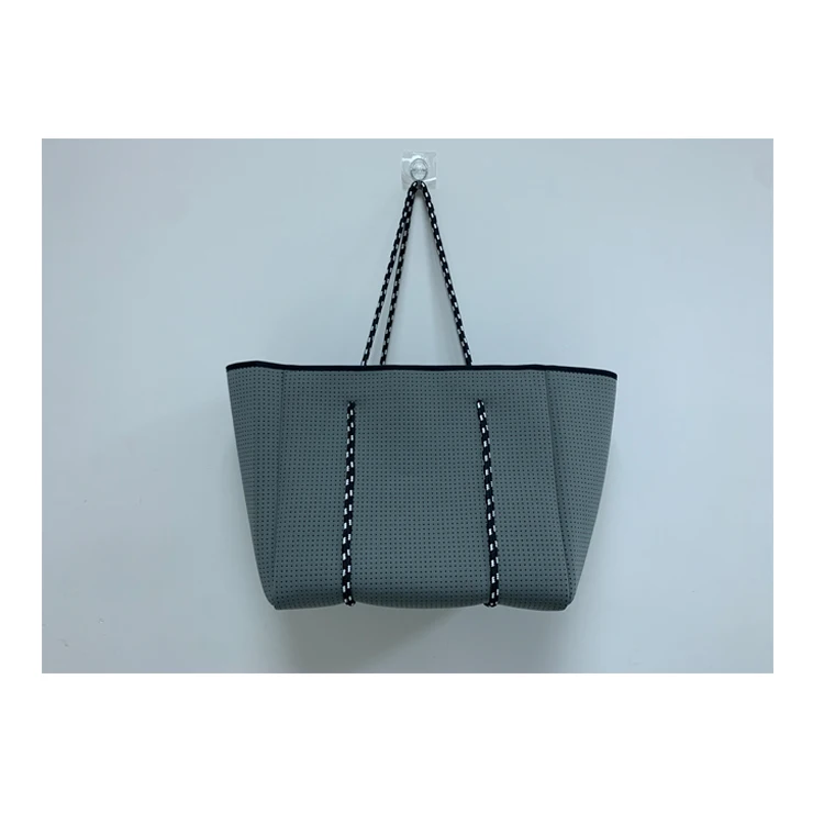 Wholesale Neoprene Tote Large Designer Beach Tote Bag for Women Ladies Girls Men Travel Shopping Shoulder Handbag