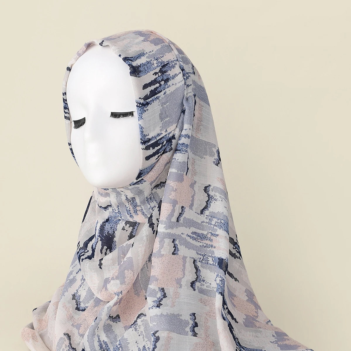 
Latest flower printing polyester scarf beach shawls Muslim Hijab other scarves 