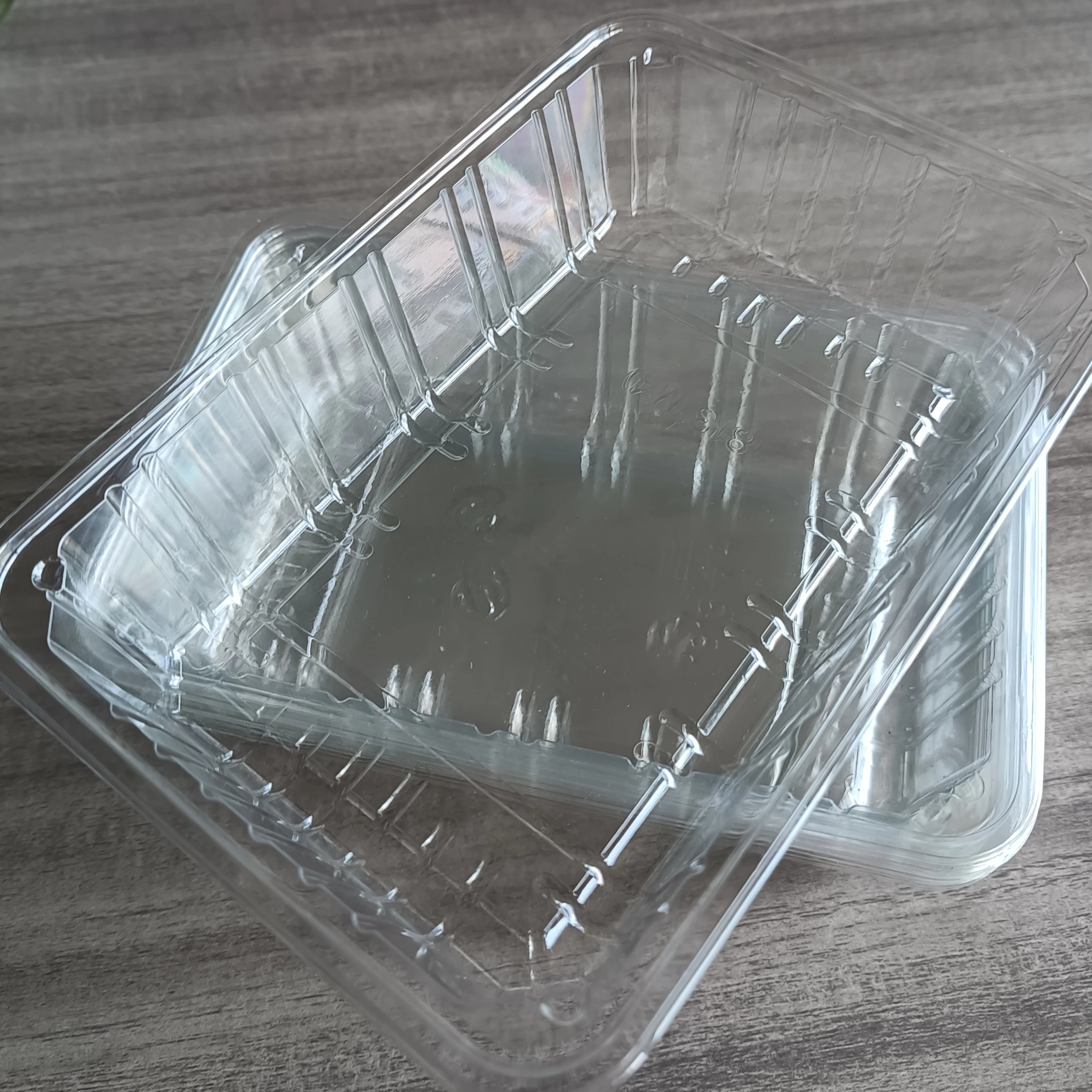 Cheap price Cosmetic package Clear color top self-locking blister card cheap plastic clam shell 100 clamshell Blister package