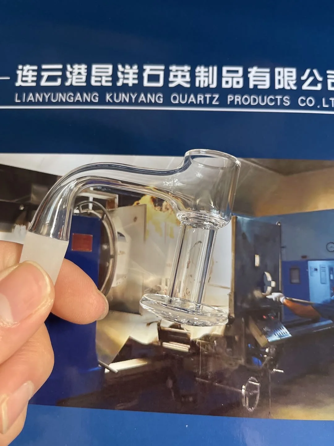 New Style quartz Banger 99.99% Sio2 Clear Quartz Glass for Industry