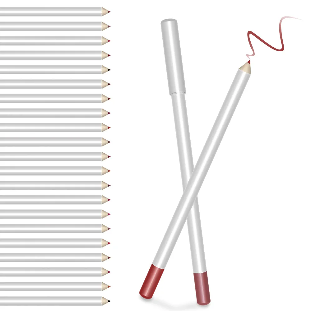 Customized Logo Private Label Lipliner Pencil Waterproof  Lip Liner Lipliner Set