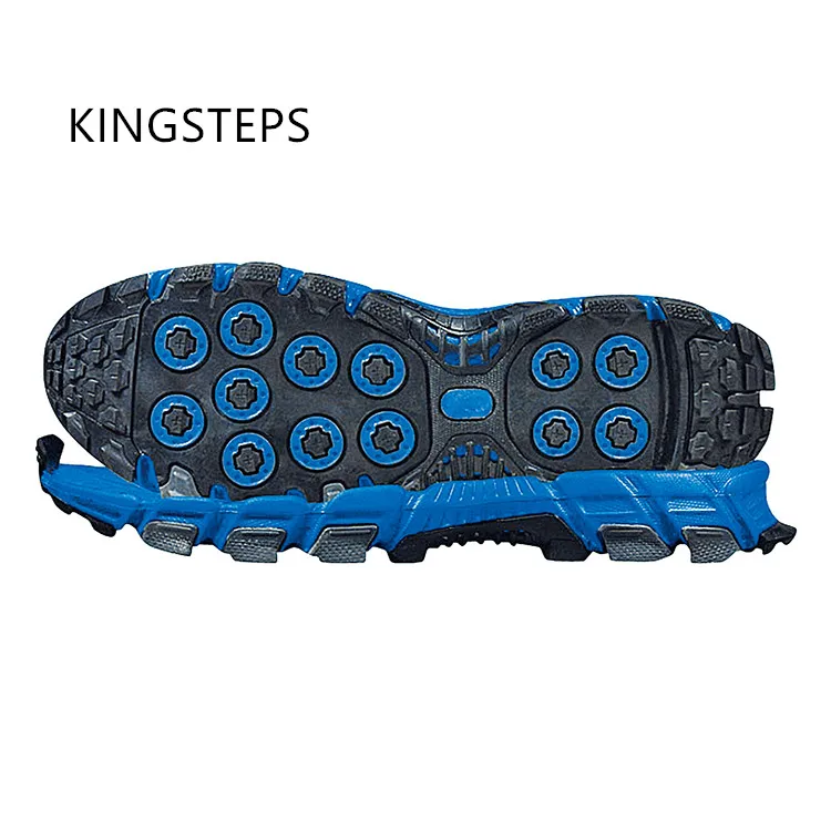KINGSTEPS OEM Accept Custom Men Outdoor Rubber Mountain EVA Hiking Shoes climbing boot Outsoles