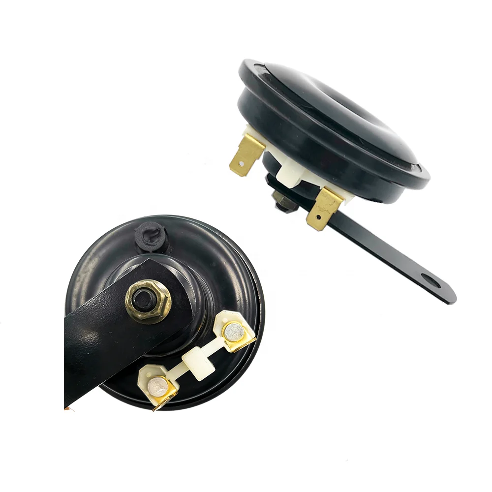 ELECTRIC Black Corne Klaxon bocina claxon clacson Electric Speaker Horn Tweeter Universal Cover Horn For Motorcycle horns 12v