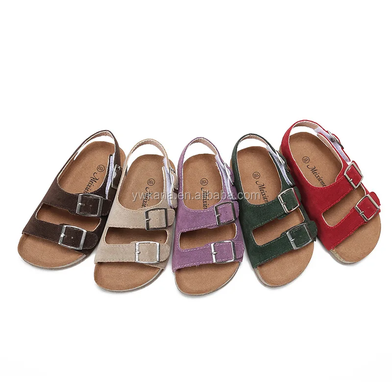 
2020 Newest Kids Summer Open Toe Sandals Wholesale High Quality Kids Beach Girls Cork Sandal 