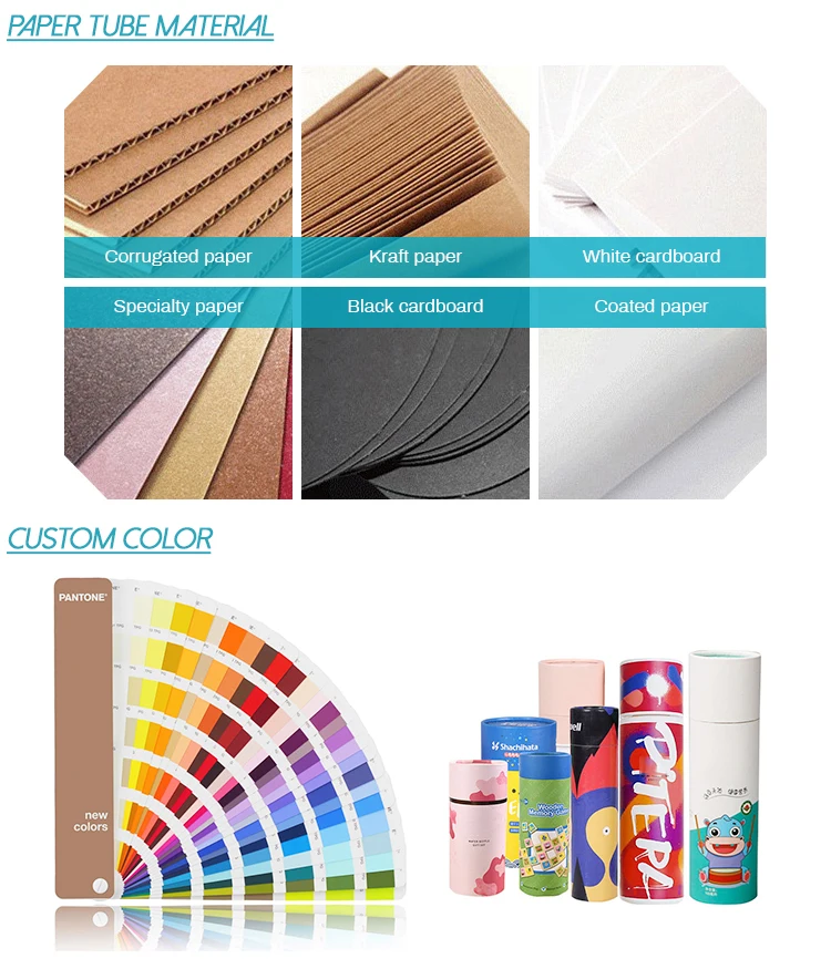 paper tube with glass jar eco friendly paper tube packaging cosmetic packaging box paper tube