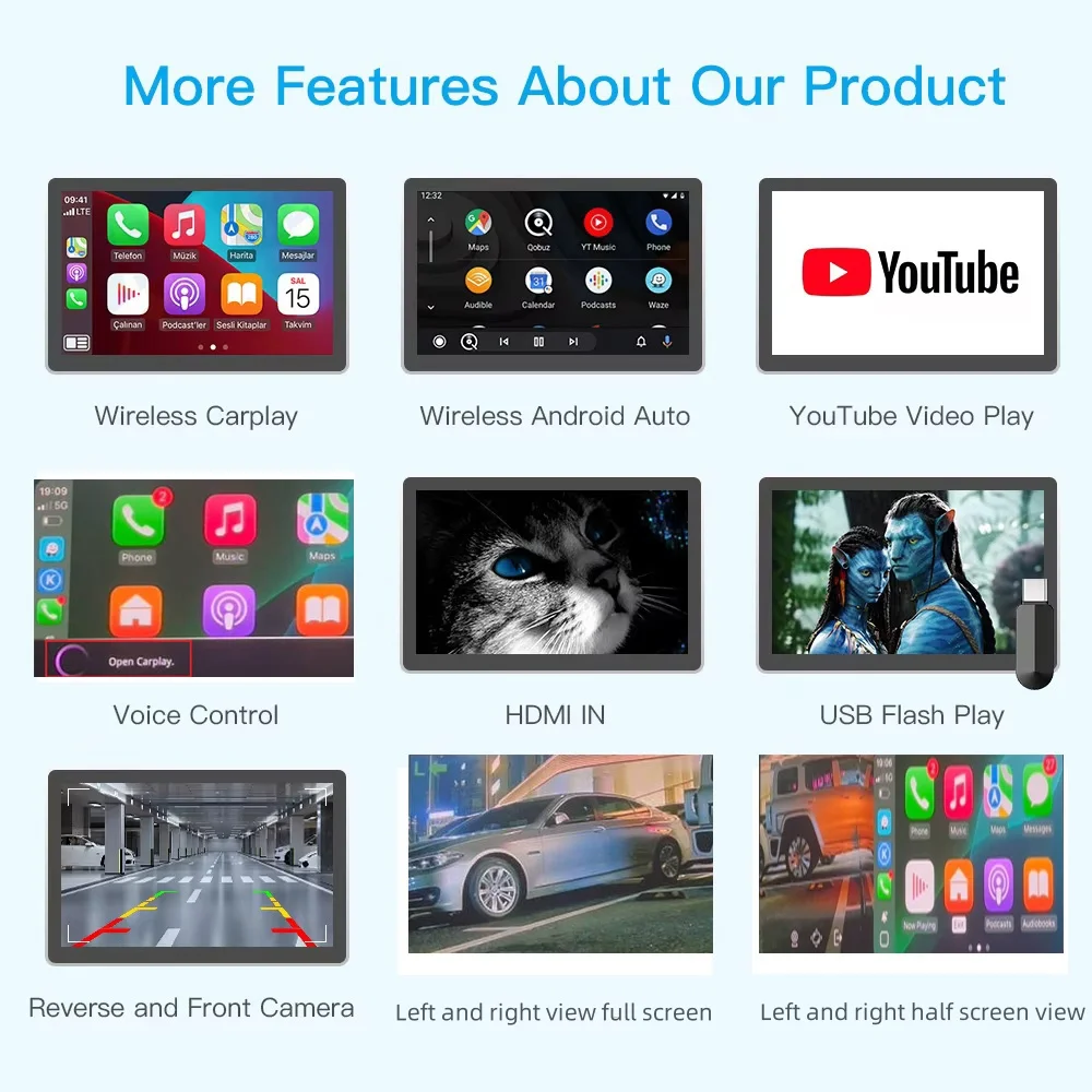 Wireless Audi Q7 Decoder  for Audi A4/A4L/A5/Q7 NEW 2014-2019 System MIB2 with Carplay/Android Auto/AirPlay etc.