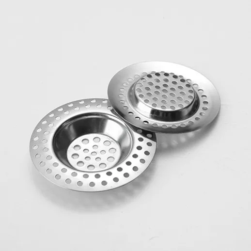 Stainless Steel round Hot Sale Kitchen Sink Filter High Quality bathroom Drain basket Wholesale Sink Strainer Drain Strainer