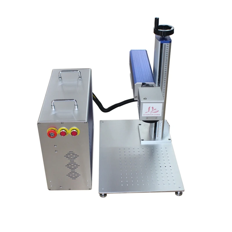 LY Separated Fiber Laser Nameplate Marking Machine Fiber Laser Engraver Engraving Machine For Stainless Steel 20w 30w 50w