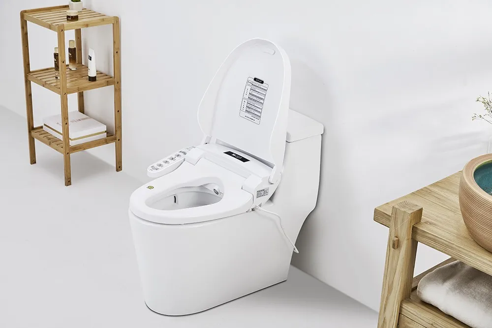 Operated Heated Toilet Seat for Sale Smart Toilet Seat Electric Bidet Cover Chinese White AC Bathroom Instant Hot Type 2 Years