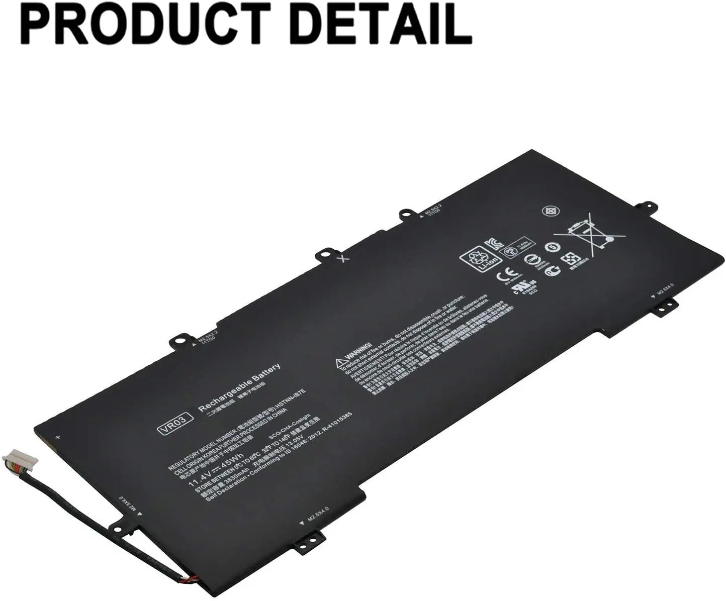  Аккумулятор VR03XL аккумулятор VR03 для HP Envy 13-d 13-d000 серии: 13-d010nr 13-d008na 13-d053s3 13-d040wm 13-d049tu