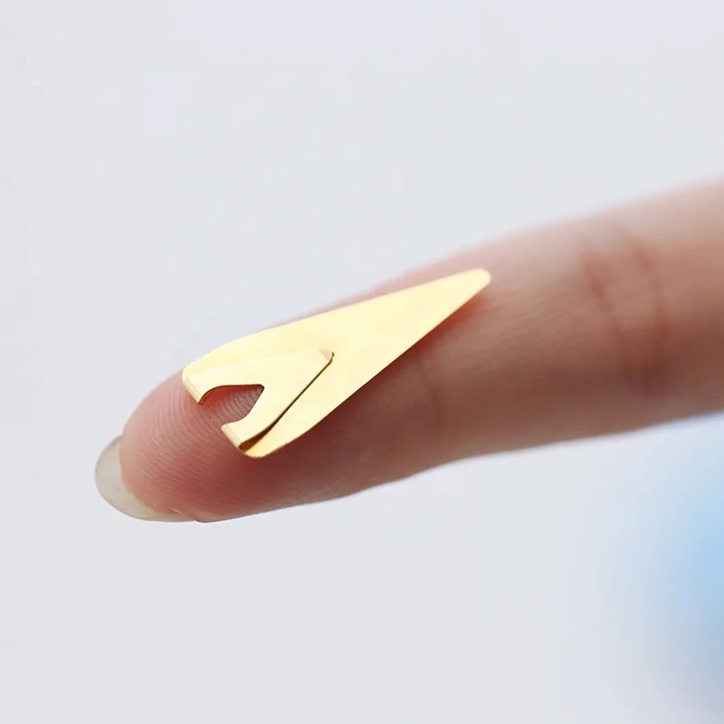 Brief Style coloful Metal Paper Clip Bookmark Stationery School Office Supply Escolar Papelaria