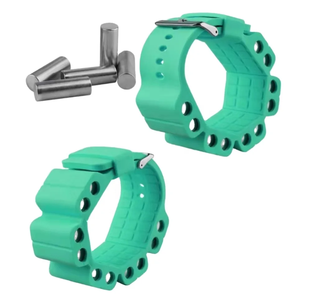 Outdoor sports running fitness yoga weight-bearing bracelet sports training aggravated silicone wristband