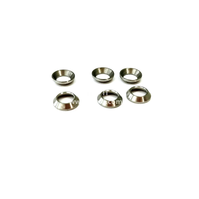 Custom M2-M64 Size Titanium Convex and Concave Washers