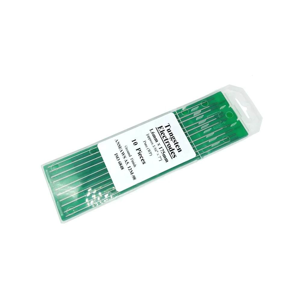 2023 hot selling products GNBWELD Tig Welder Welding Green WP Pure Tungsten Electrode Rod