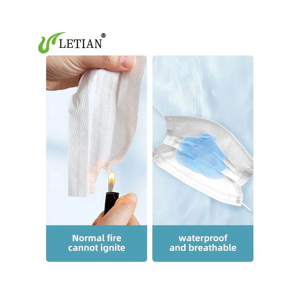 Letian 3 Ply Disposable  Earloop Non Woven Kids Surgical Mask Medical Face Mask Surgical Mask