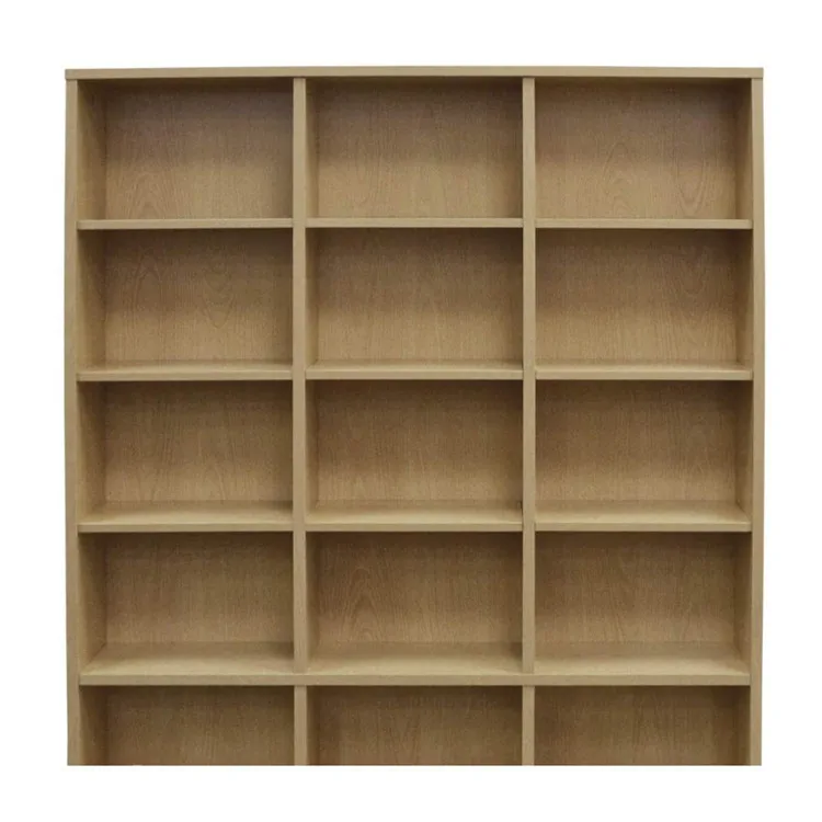 Прочная Экологически чистая книжная полка ручной работы из гладкого дерева для домашней библиотеки