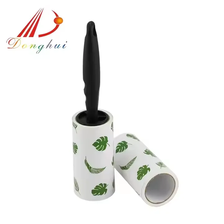 Custom Mini Giant Large Portable Manual Sticky Silicone Paper Pet Hair Remover Lint Roller PP Cleaning Cars Clothes Dust Carpet