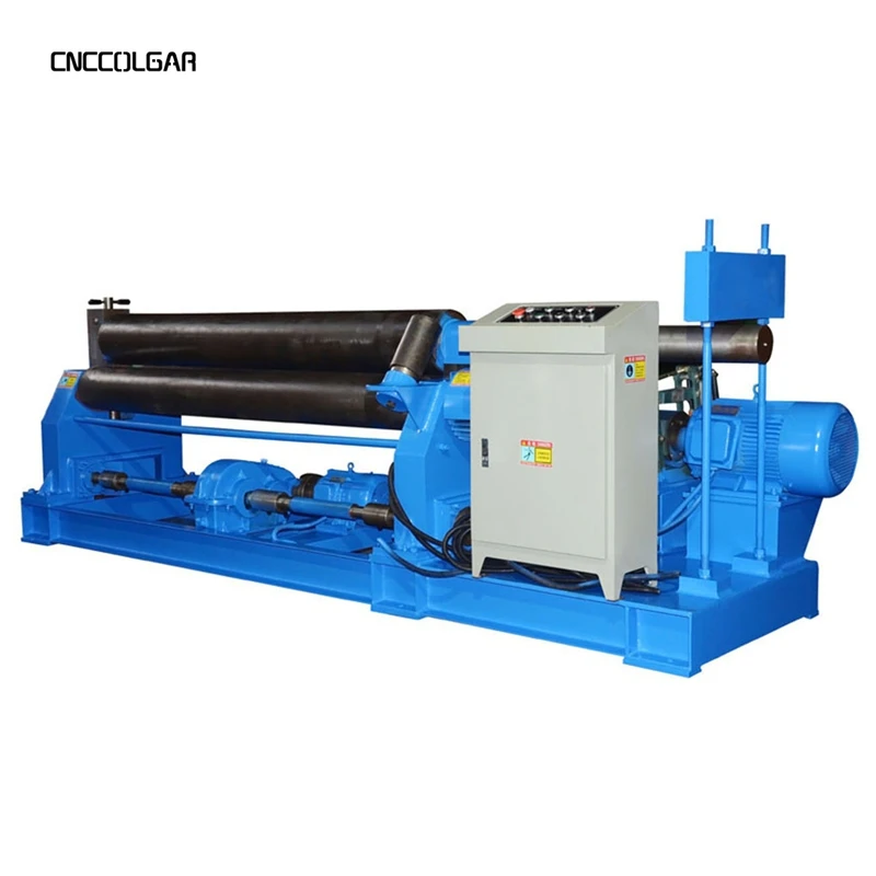 3 Rolls Plate Bending Hydraulic Rolling Machine CNC Steel Sheet Roller Machine