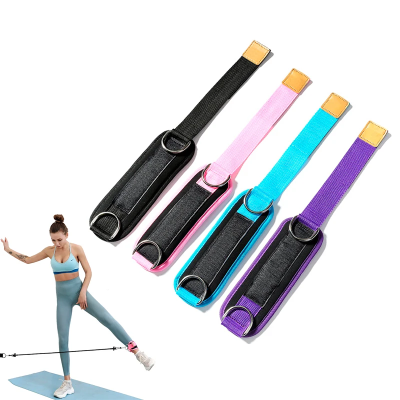 Factory Fitness Adjustable Ankle Strap With Ankle Buckle Leg Strength Trainer Gym Ankle Straps For Cable Machines