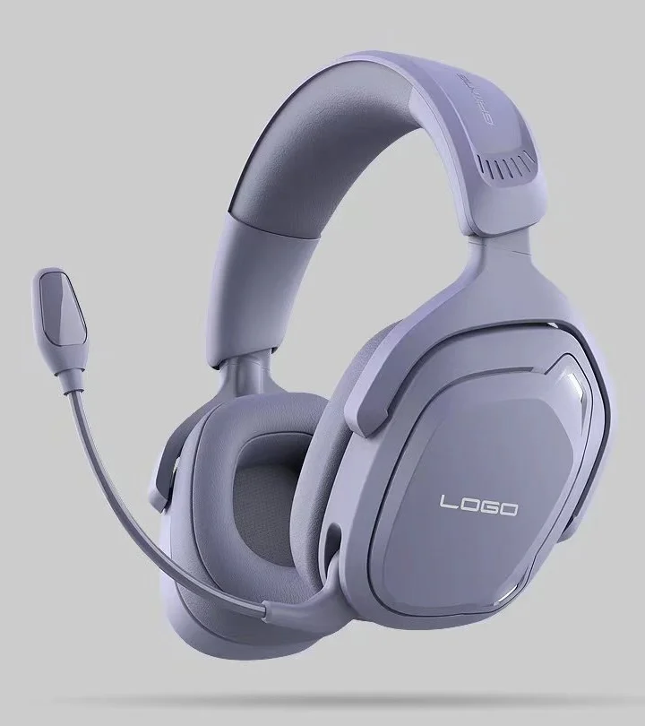 Best wireless 2.4G Dual Mode Gaming Headphone Low Latency Gamer Headphones Over-Ear Gaming Headsets With removable Microphone