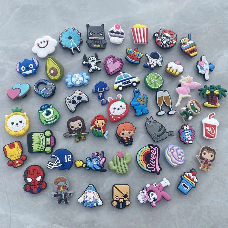 Оптовая продажа, Мультяшные подвески, садовая обувь, дизайнерские подвески, 50 комплектов, аксессуары, оптовая продажа, подвески