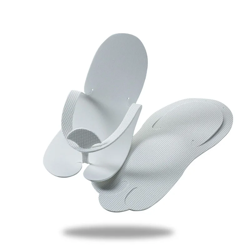 Wholesale EVA outsole material disposable slippers manicure slippers EVA hotel slippers indoor use flip flops