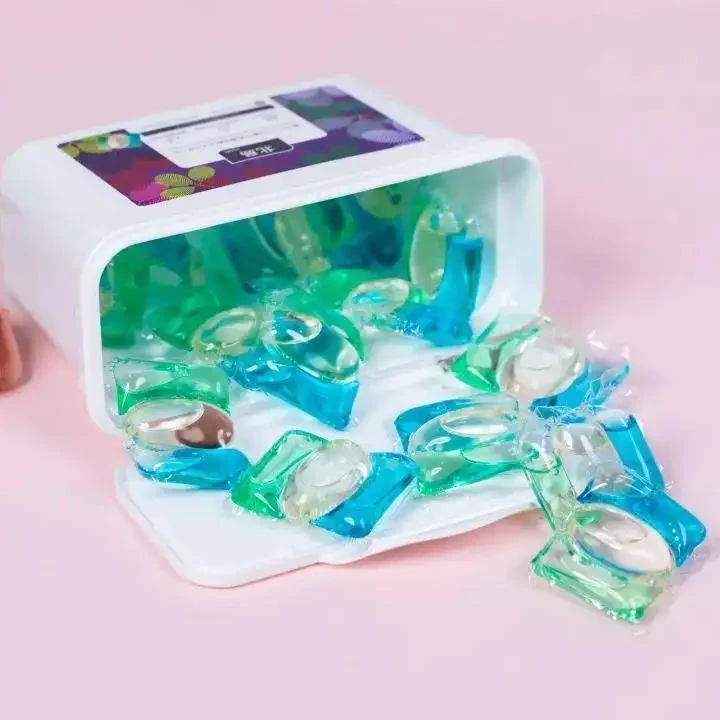 Clothes Washing Apparel Detergent Pods Liquid Laundry  Capsules OEM 3in1 Eco