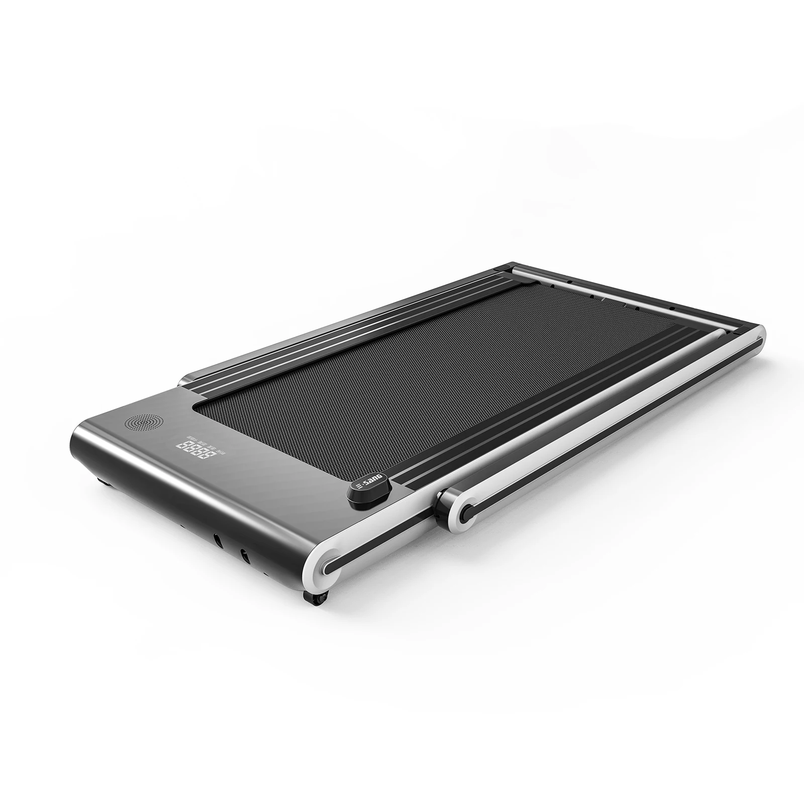 2 in 1 Compact Foldable Treadmill for Home with Wireless Speaker LED Display and Remote Control Walking Jogging Running Machine