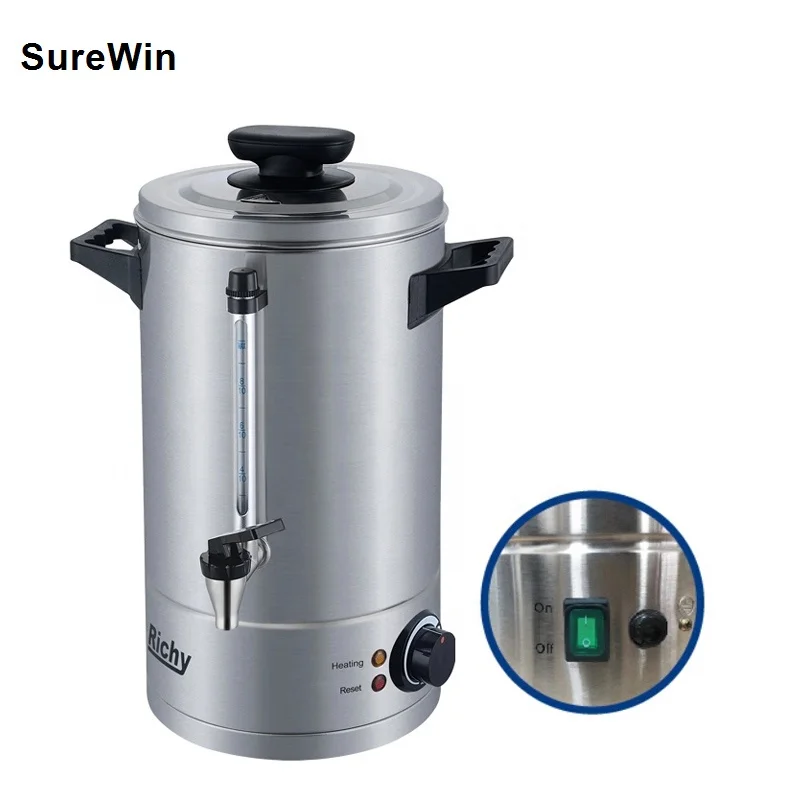 Электрические приборы от производителя, котел для питьевой воды, коммерческий котел с переменным термостатом, двустенный котел для урны