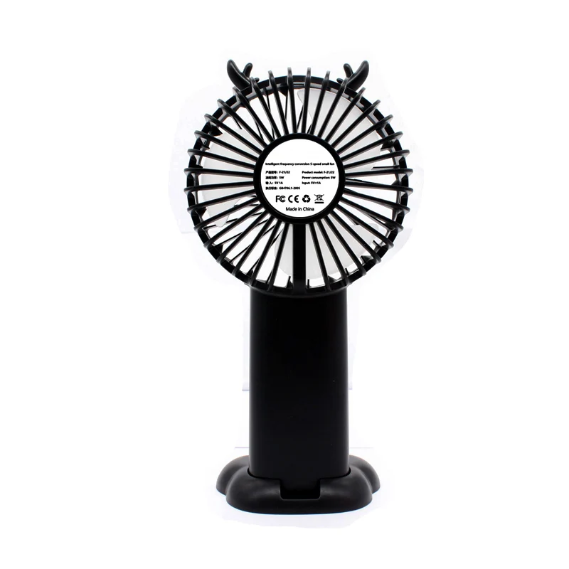 Portable Handheld Fan Rechargeable Table Desk Fan Air Cooling Battery Charging Mini Personal Hand Held Handy Fan