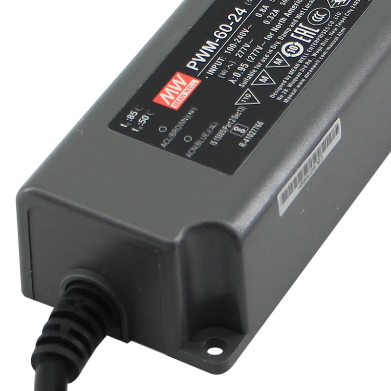  Meanwell PWM-60-24 24V Dali СИД драйвер внутренний светодиодный