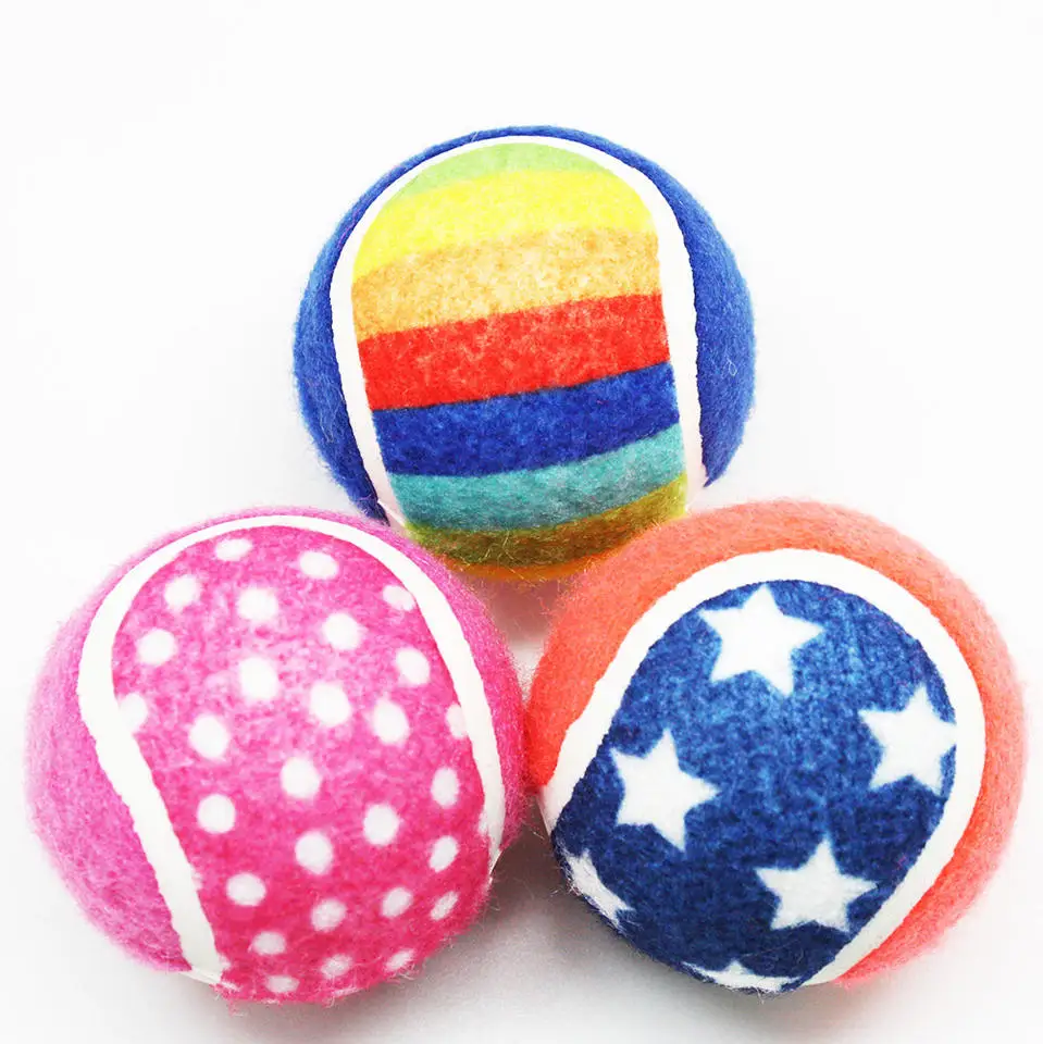 Hot Selling Thrower Balls Customsized Pattern Dog Toy Tennis Ball