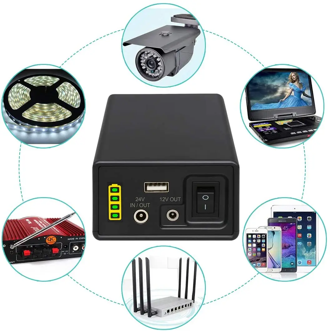 Power Bank 3 в 1 24 В 12 5