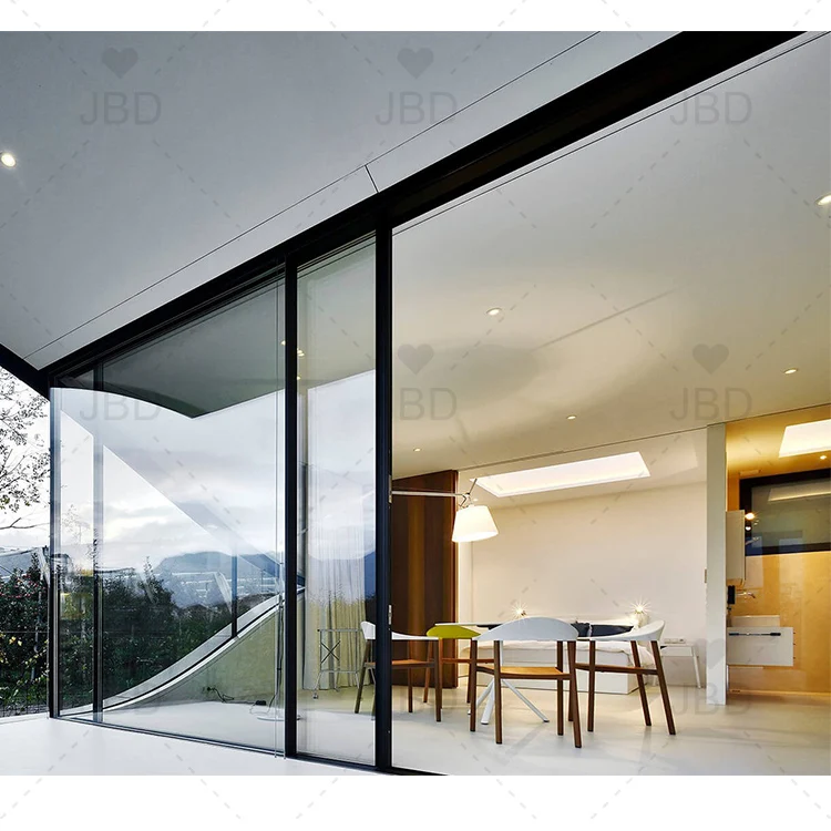 Modern Customized Internal Door Sliding Window Aluminium Impact Backyard Exterior Glass Doors Design