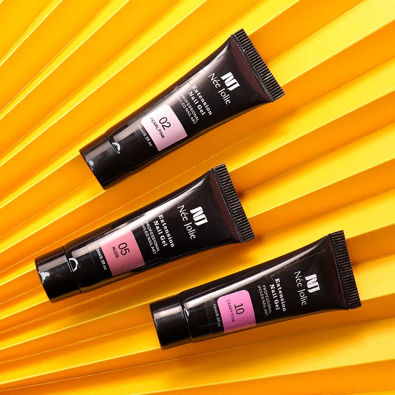 2021 Hot Sale Colorful Nail Extension Easy Hard Operation Uv Gel Acrylic Poly Gel