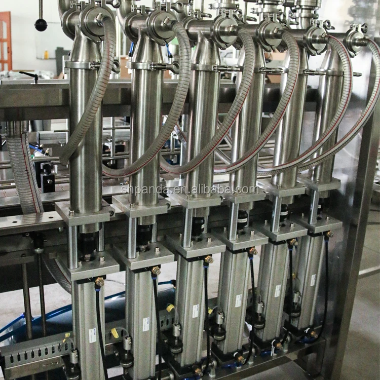 Automatic 6 Heads Cosmetic Shampoo Nail Polish Essential Oil Bottle Filling Machine Automatic Piston Filling Machine