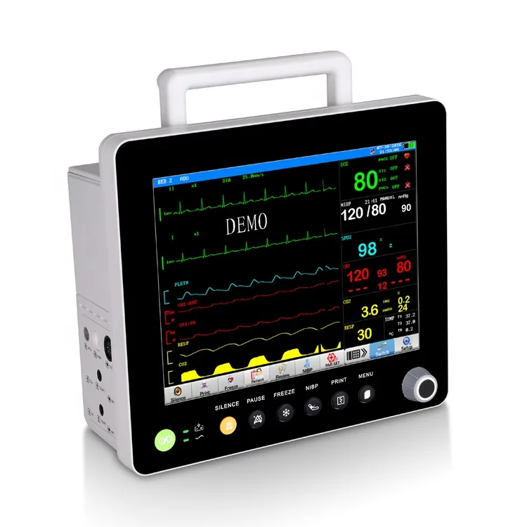 
Factory price 15 inch 5-lead Patient Monitoring Machine for Operating Room and ICU 