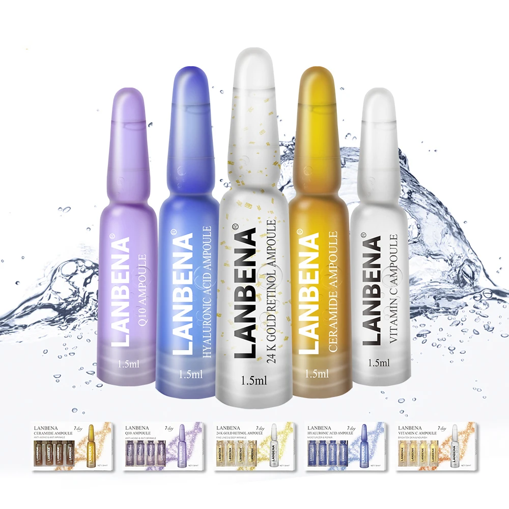 
HOLU anti aging product 24k gold serum face ampoule for beauty 