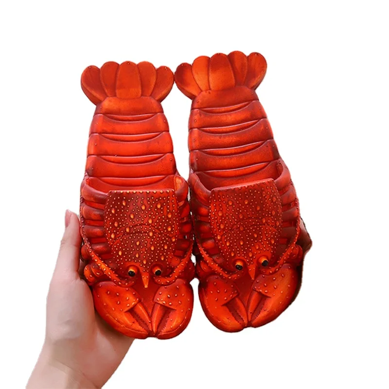 
Unisex Lobster Shoes Pool Beach Party Shoes Fish Slippers Funny Sandals Lobster Slippers For Women Men & Kid 