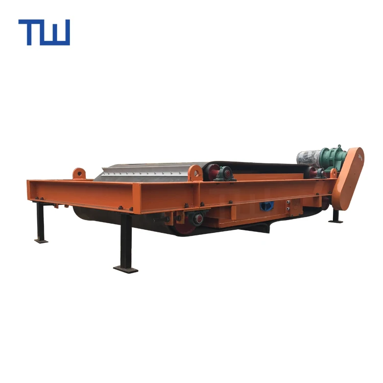Self-Unloading Cross Belt Electric Magnetic Separator machine