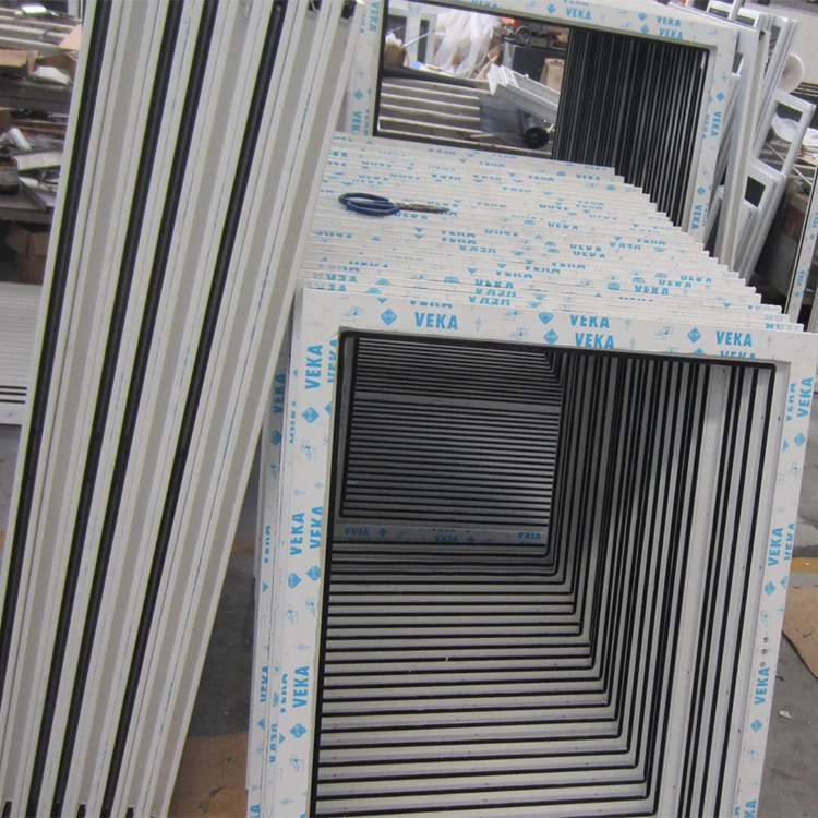 AS2047 AS2208 AS1288 Australian Standard Thermal Break Aluminum as/nzs Upvc Veka Double Pane Glaze Sliding Profile Pvc Window